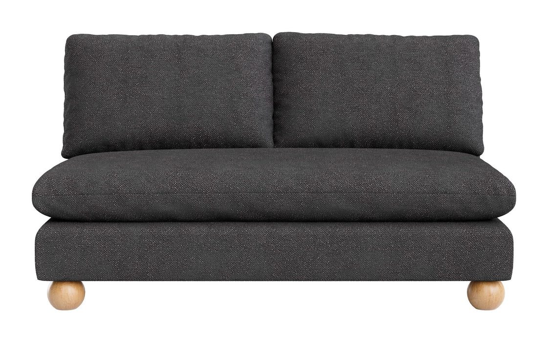Minze - Loveseat - Black Zuo Modern