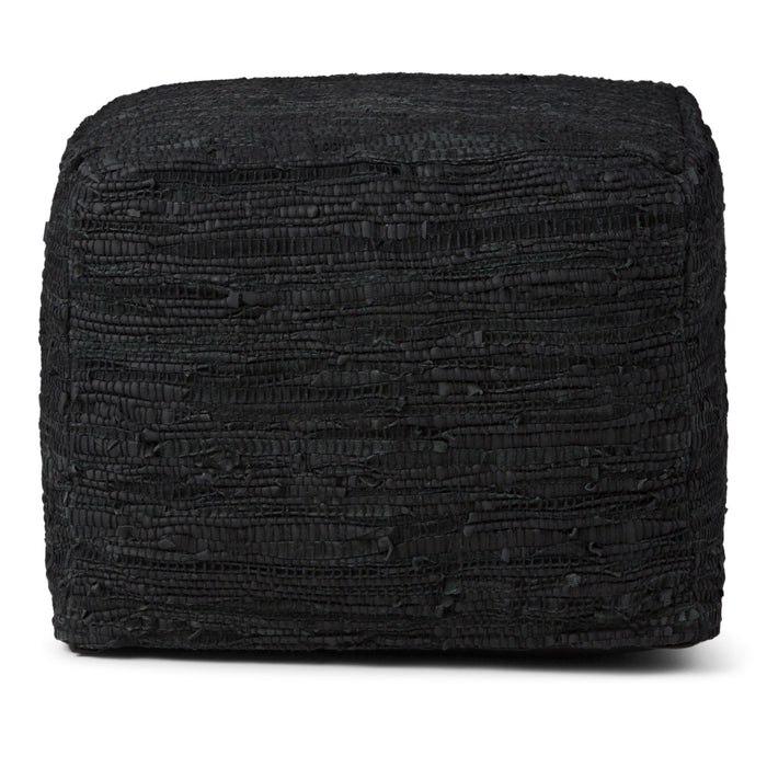 Fredrik - Handcrafted Square Pouf Simpli-Home