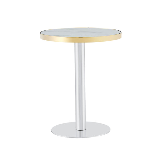 Elegant Modern Round Bistro Table Home Essentials