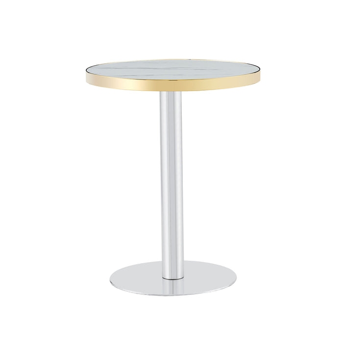 Elegant Modern Round Bistro Table Home Essentials