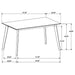 Aston - 5 Piece Counter Height Dining Set With Bent Backs And Upholstered Seats - Walnut Furniture Max
