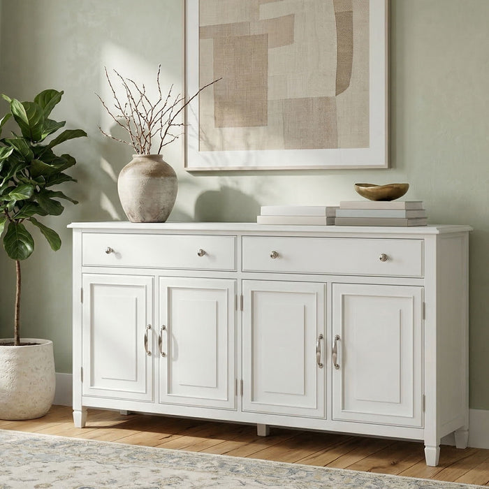 Connaught - Large Sideboard Buffet Storage Cabinet Simpli-Home