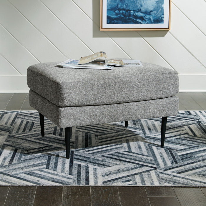 Hazela - Ottoman - Charcoal Signature Design by Ashley®