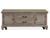 Lancaster - Lift Top Storage Cocktail Table (With Casters) - Dove Tail Gray Magnussen Furniture