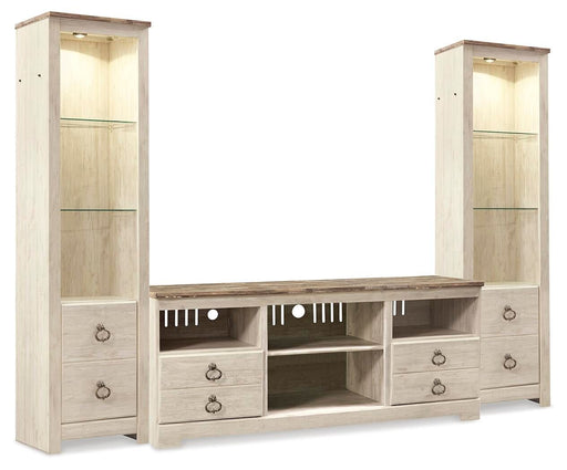 Willowton - Entertainment Center With Fireplace Option Signature Design by Ashley®