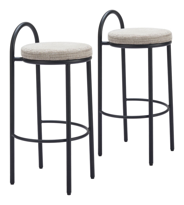 Sisal - Stool (Set of 2) Zuo Modern