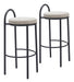 Sisal - Stool (Set of 2) Zuo Modern