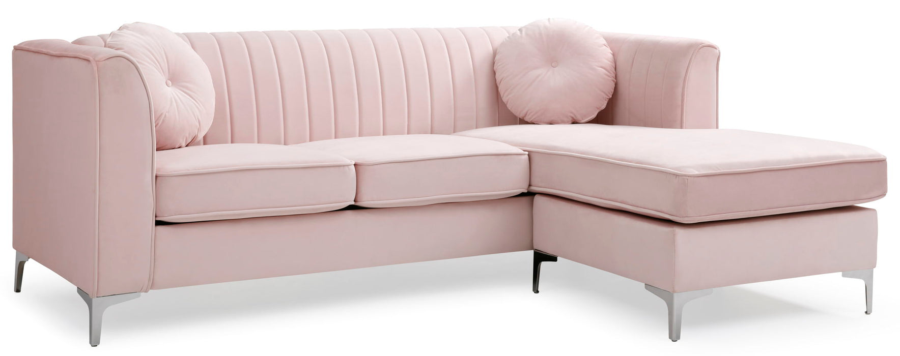 Delray - Micro Suede Sofa Chaise Glory Furniture