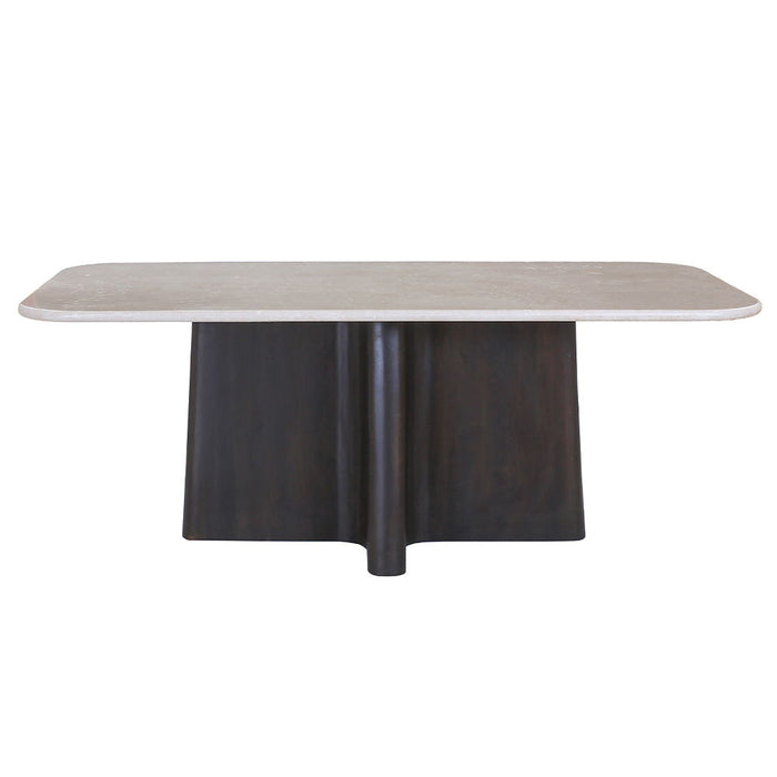 Jacory - Dining Table With Bottocino Marble Top - Espresso ACME