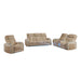 Electra - 3 Piece Power Reclining Sofa, Loveseat And Recliner Set With Power Headrests, Massage And LED Lighting Matrix Furniture Group