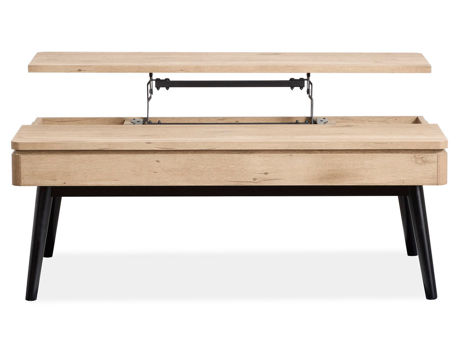 Fletcher - Lift Top Storage Cocktail Table - Driftwood Magnussen Furniture