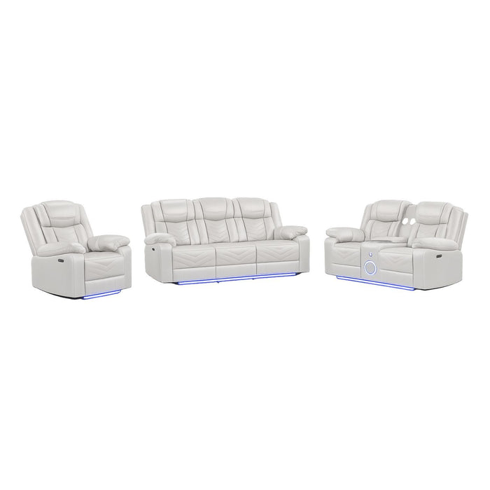 Challenger - LED Power Recliner Set Matrix Furniture Group