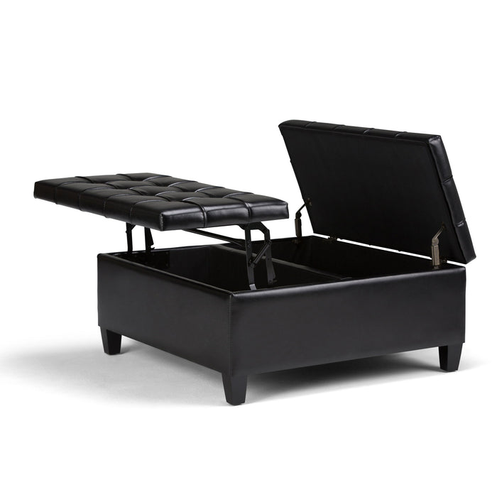 Harrison - Large Coffee Table Storage Ottoman Simpli-Home