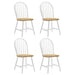 Spindle - Back Side Chairs (Set of 4) - Natural Furniture Max