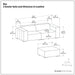 Rex - Handcrafted Sectional Sofa And Ottoman Simpli-Home