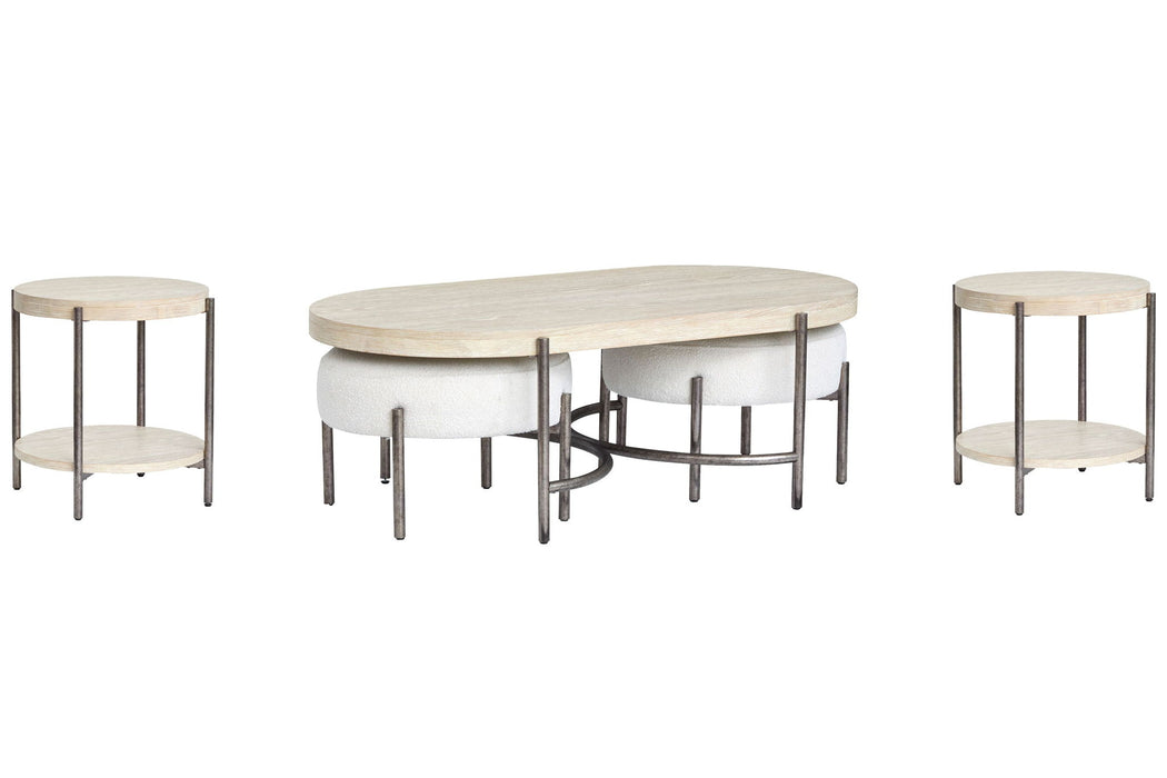 Jennings - Oval Cocktail Table Set Magnussen Furniture