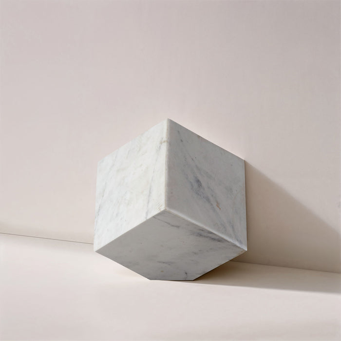 Block - Marble Decorative Cube Meridian Furniture