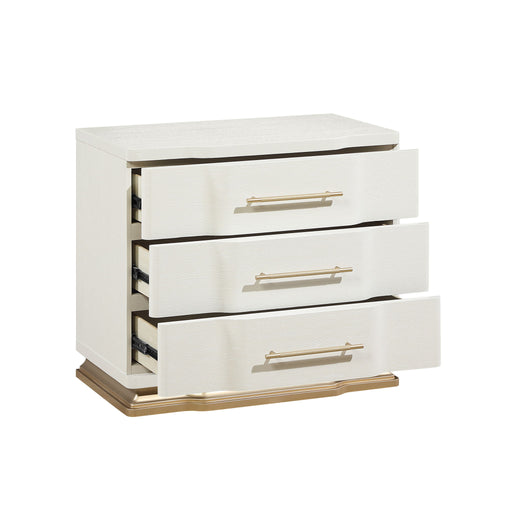Lexington - 3 Drawer Nightstand - Beige Matrix Furniture Group