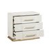 Lexington - 3 Drawer Nightstand - Beige Matrix Furniture Group