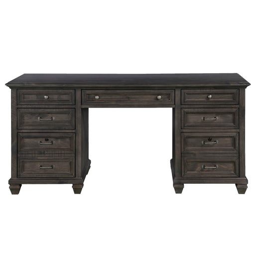 Sutton Place - Executive Desk - Weathered Charcoal Magnussen Furniture