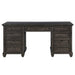 Sutton Place - Executive Desk - Weathered Charcoal Magnussen Furniture