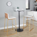Mason Mara - Contemporary Versatile Desig Fixed Height Barstool (Set of 2) Lumi Source