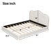 Upholstered Platform Bed With Sturdy Frame And Headboard Dreamland