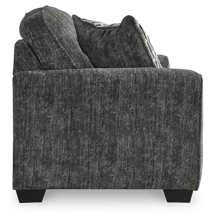Lonoke - Loveseat - Gunmetal Signature Design by Ashley®