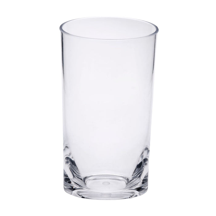Halo - Leading Ware Oval Tritan Glasses (Set of 4) Hi Ball 15Oz Plastic Bpa Free - Clear