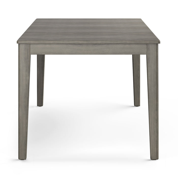 Carmel - Outdoor Dining Table - Distressed Weathered Gray