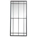 Harvik - Window Pane Wall Mirror With Linear Trim - Black Furniture Max