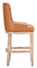 Nuby - Swivel Barstool - Brown Zuo Modern