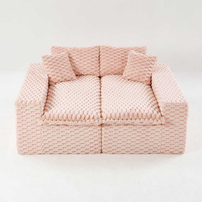 Multifunctional Sofa, Side-By-Side Or Facing Each Other Home Essentials