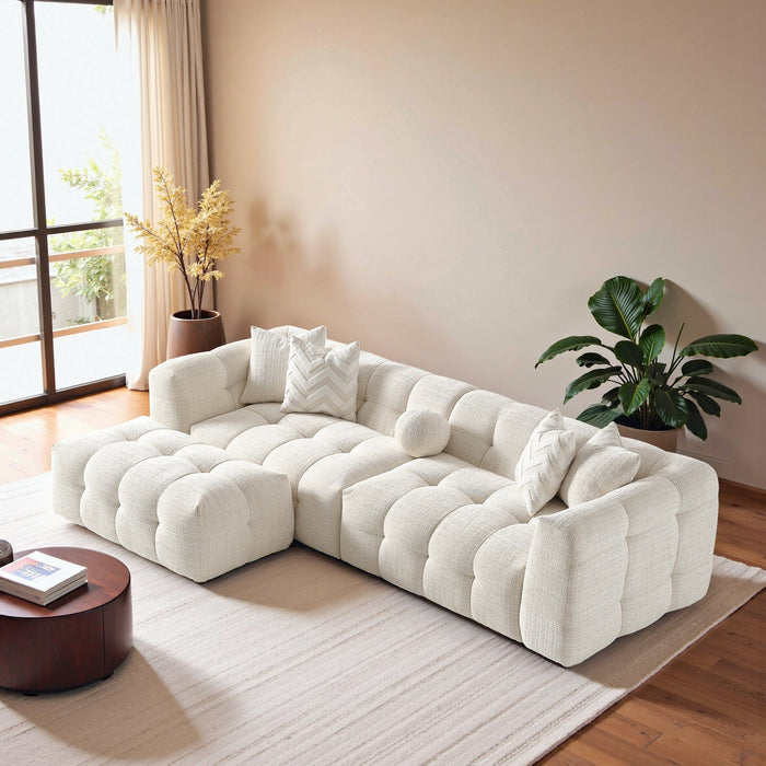 Alana - Modular Sectional Sofa - Ivory Ashcroft Furniture