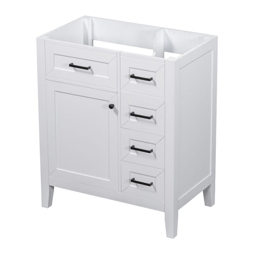 Modern Bathroom Vanity Base Only With Drawers, Freestanding Design Hearth and Haven