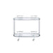 Piffo - Serving Cart Set - Clear Glass & Chrome ACME