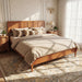 Classic Platform Bed Frame With Panel Headboard Artistry At Home