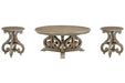 Tinley Park - Round Cocktail Table Set Magnussen Furniture