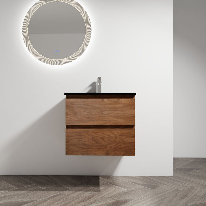 Wall Mounted Bathroom Vanity With Sink, 2 Soft Close Drawers Home Essentials