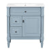 Modern Bathroom Vanity With Sink, Freestanding Cabinet With Flip Drawer & Adjustable Shelf Hearth and Haven