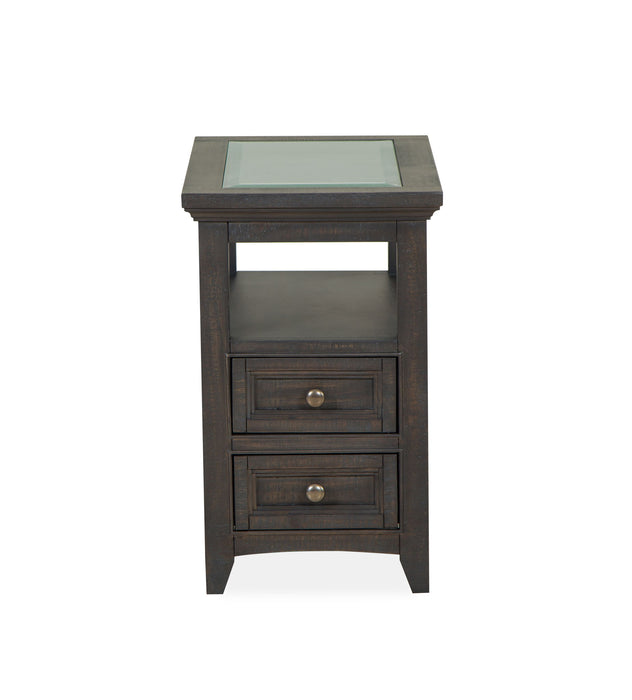 Westley Falls - Chairside End Table - Graphite Magnussen Furniture