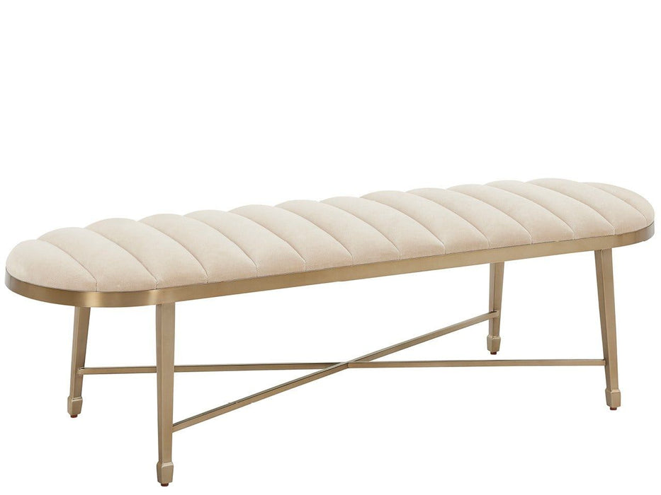 Fenwick - Bench - Beige / Dusty Bronze Universal Furniture