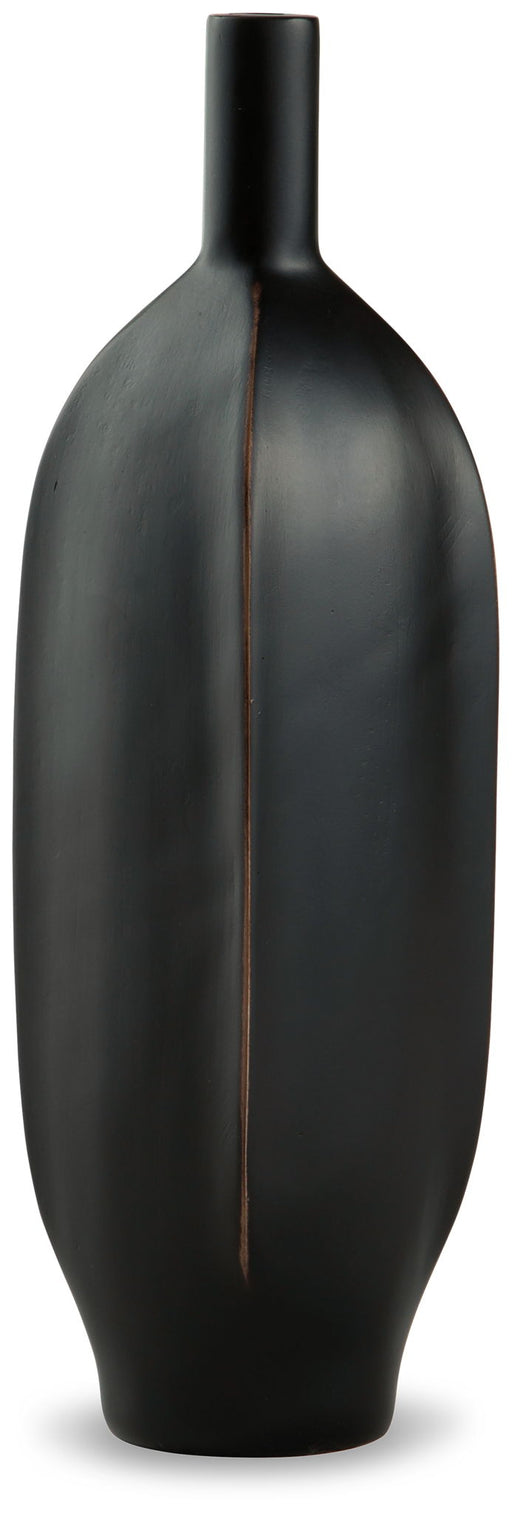 Rhaveney - Vase (Set of 3) - Medium - Black Signature Design by Ashley®