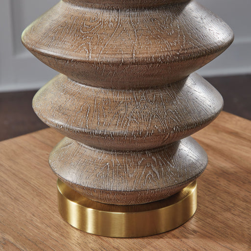 Jyllyard - Poly Table Lamp - Brown / Gold Finish Signature Design by Ashley®