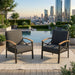 Outdoor Patio Armchair, All Weather (Set of 2) Home Essentials
