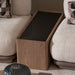 Bristol Point - Sectional Table - Saddle Brown Michael Amini