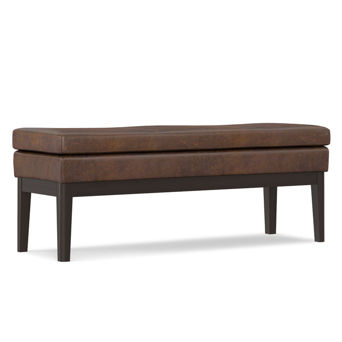 Carlson - Ottoman Bench, Mid Century Design Simpli-Home