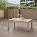 Outdoor Coffee Table - Beige Brown Home Essentials