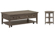 Paxton Place - Rectangular Caster Cocktail Table Set Magnussen Furniture