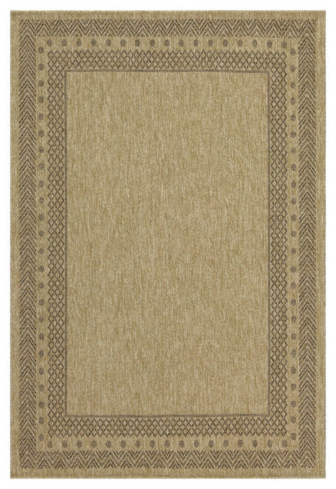 Earth - 2'7" X 7'3" Polypropylene, Indoor, Outdoor Area Rug - Jute, Mocha